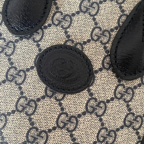 NWT GUCCI MEN'S MINI TOTE BAG WITH INTERLOCKING G 671623 - Picture 4 of 9